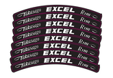 FULLY CUSTOMIZABLE Excel Rim Stickers