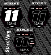Stark Varg Front Plate Decals
