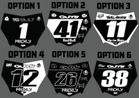 Charge Graphics MotoCutz Plate Decal
